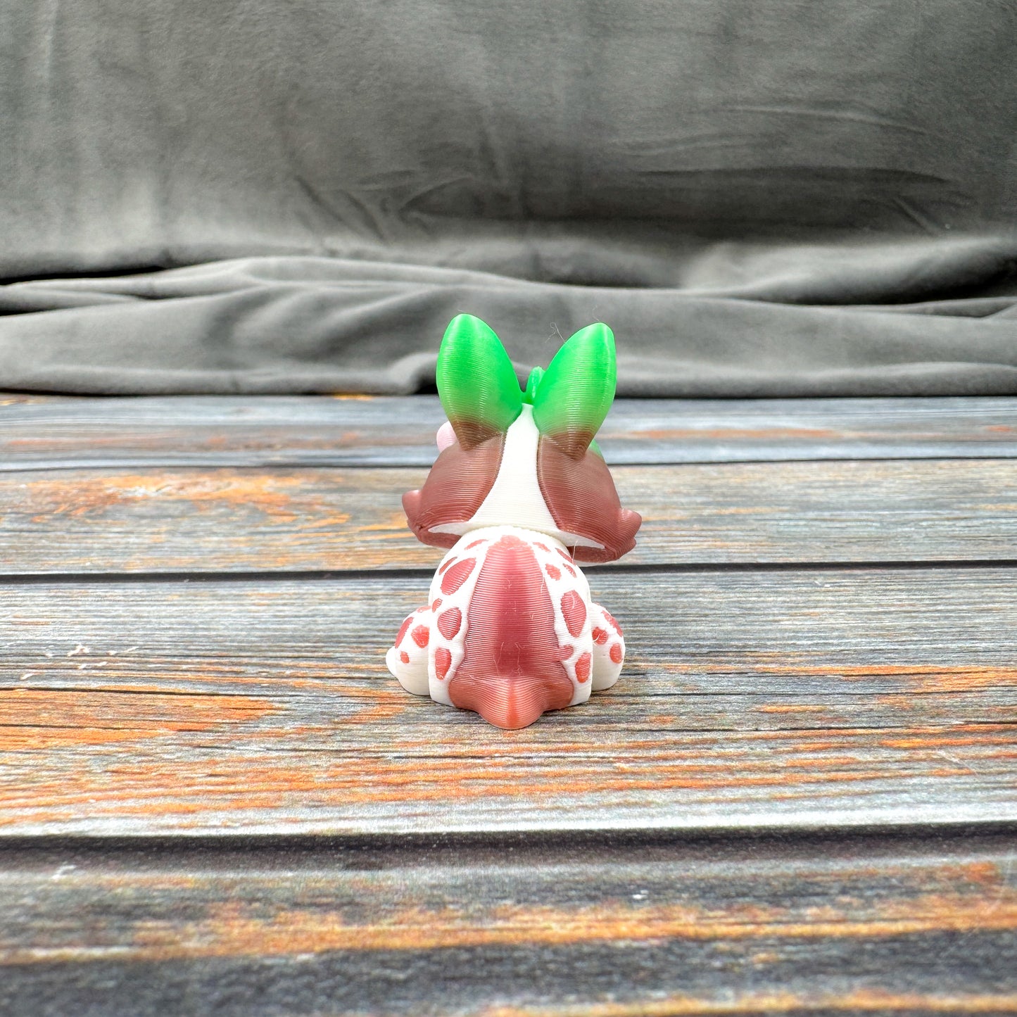 Spotted Colorful Bunny Articulated 3D Printed Fidget Figure