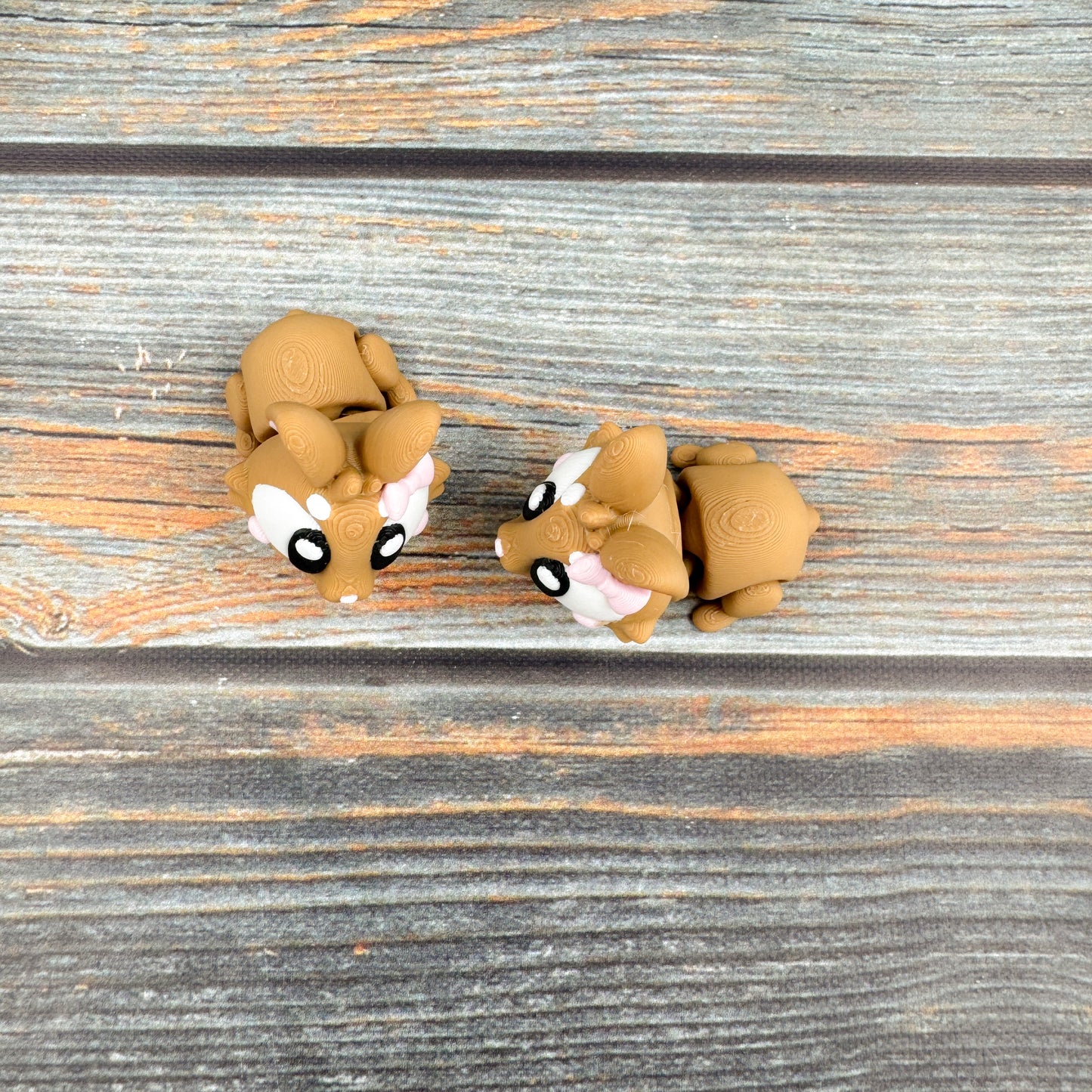 Bunny with Bow Articulated 3D Printed Fidget Figure