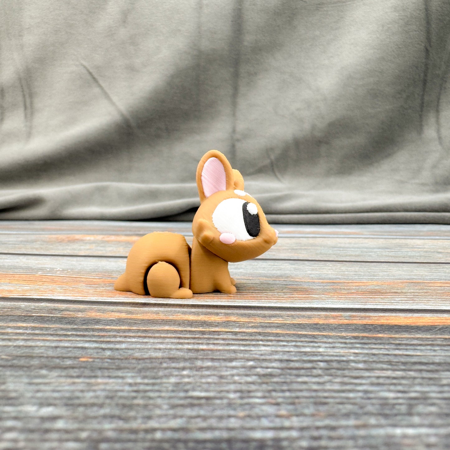 Bunny with Bow Articulated 3D Printed Fidget Figure