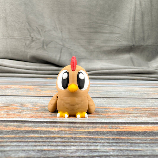 Chicken Articulated 3D Printed Fidget Figure