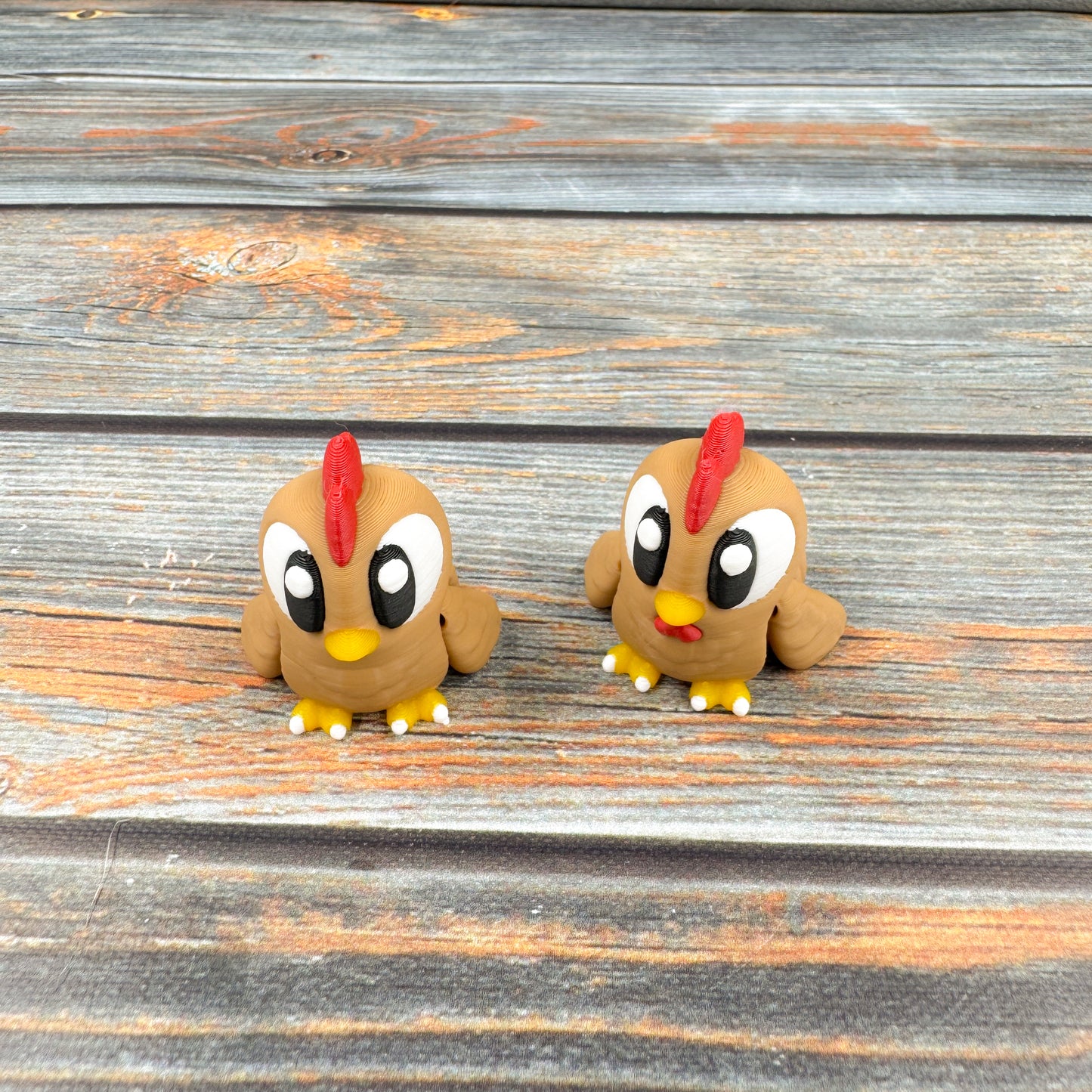 Rooster Articulated 3D Printed Fidget Figure