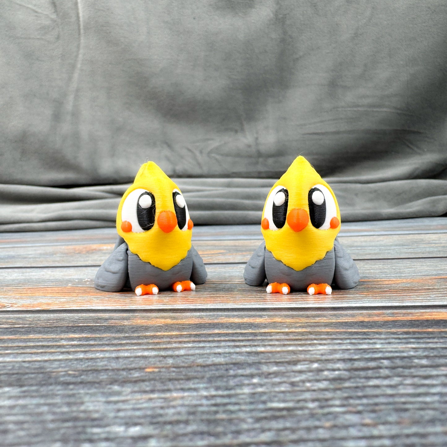 Cockatiel Articulated 3D Printed Fidget Figure