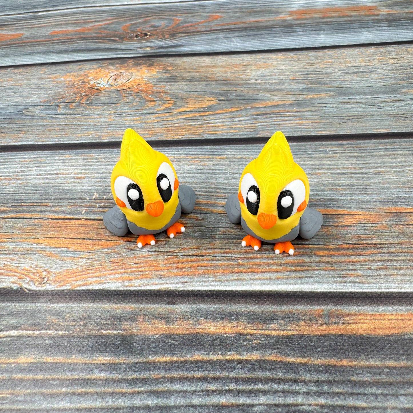 Cockatiel Articulated 3D Printed Fidget Figure