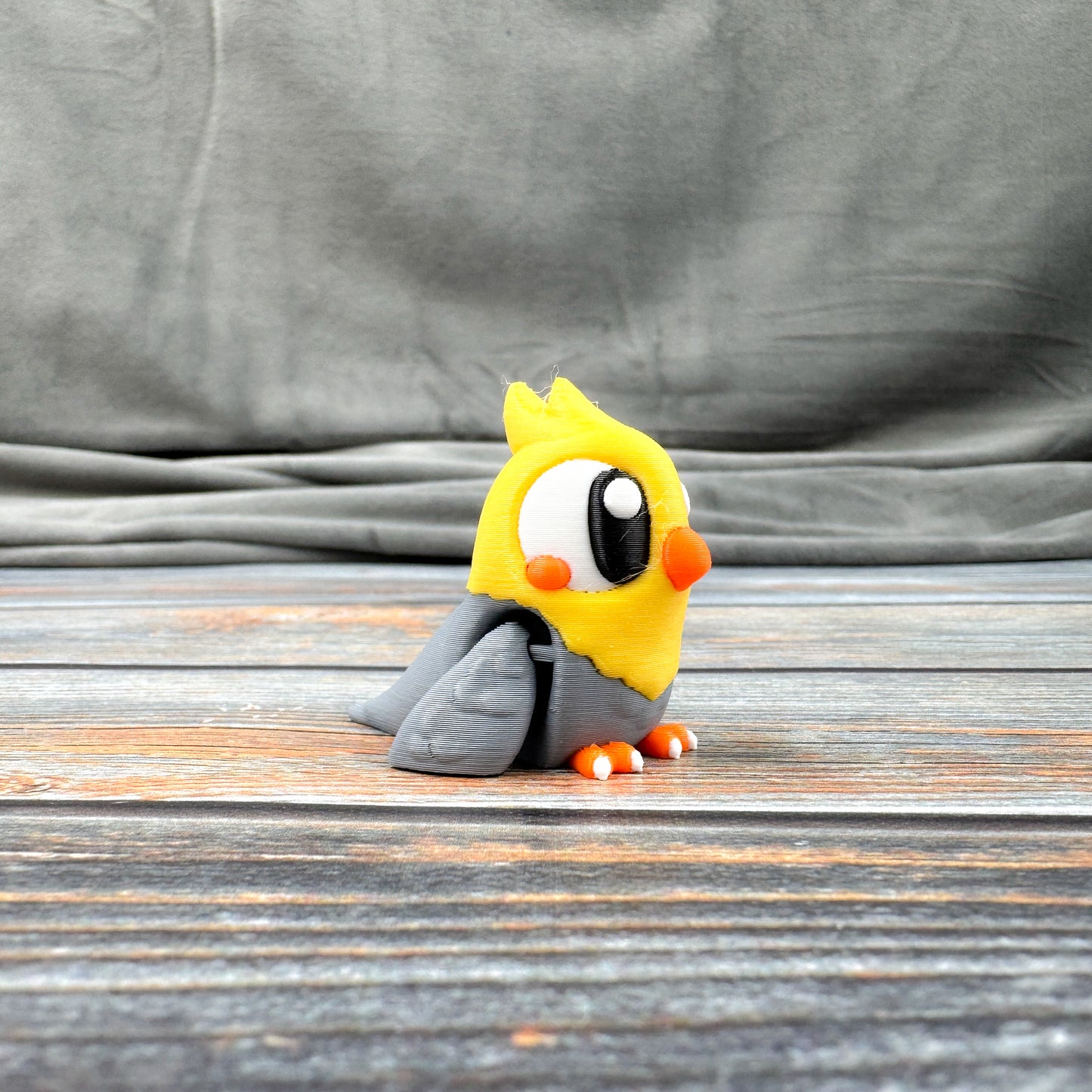 Cockatiel Articulated 3D Printed Fidget Figure