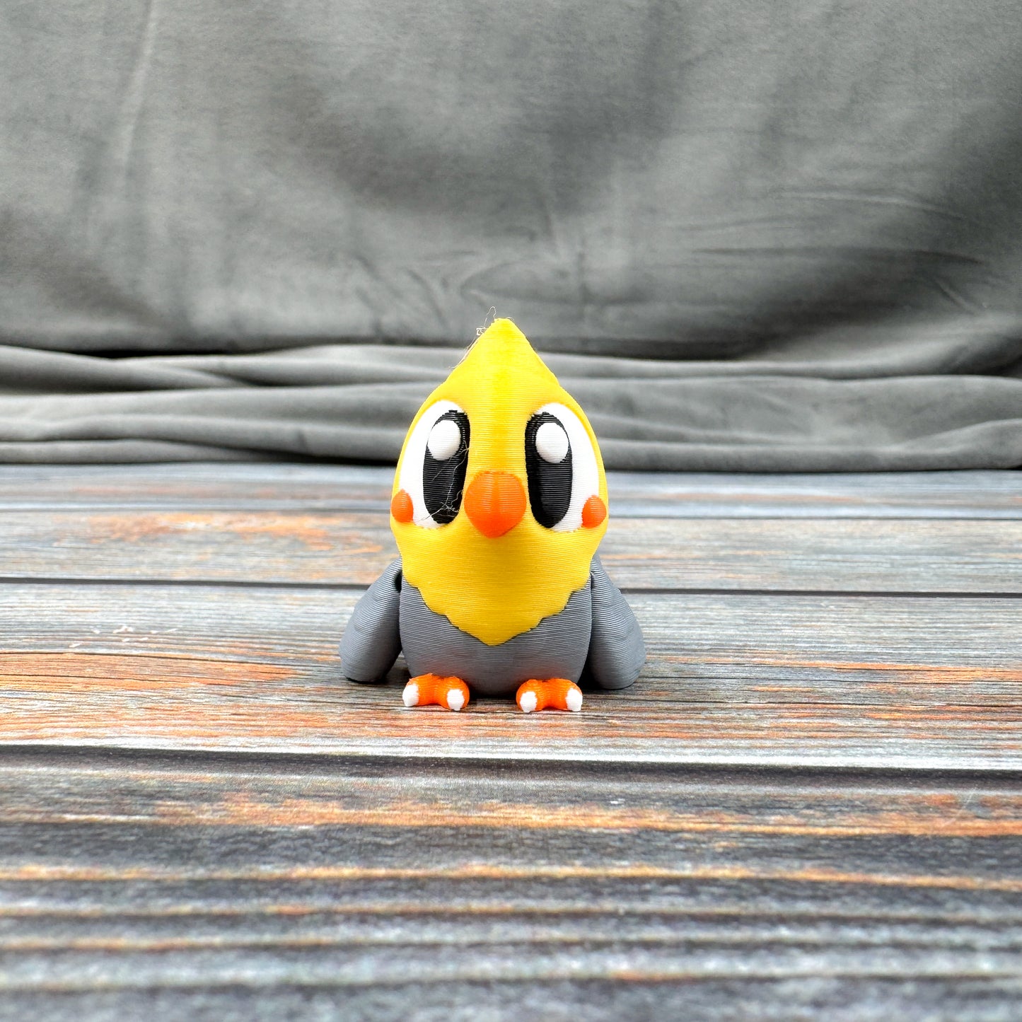 Cockatiel Articulated 3D Printed Fidget Figure