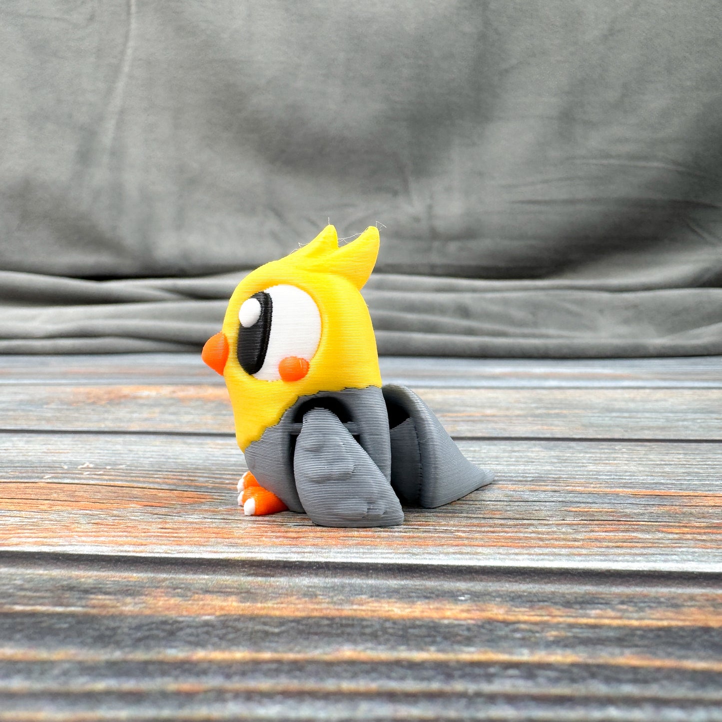 Cockatiel Articulated 3D Printed Fidget Figure