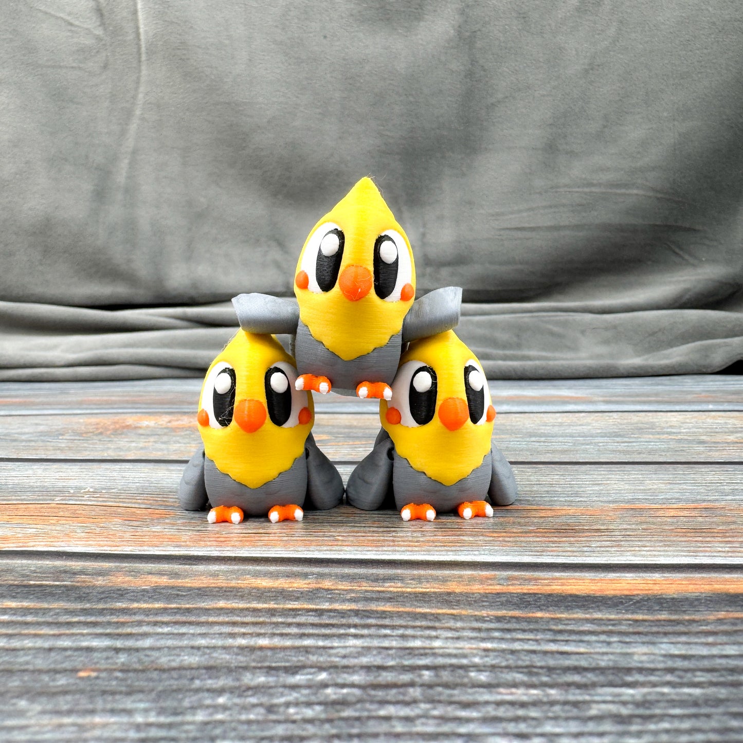 Cockatiel Articulated 3D Printed Fidget Figure