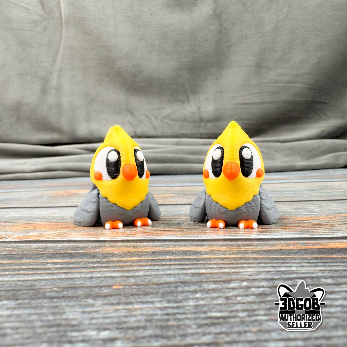 Cockatiel Articulated 3D Printed Fidget Figure