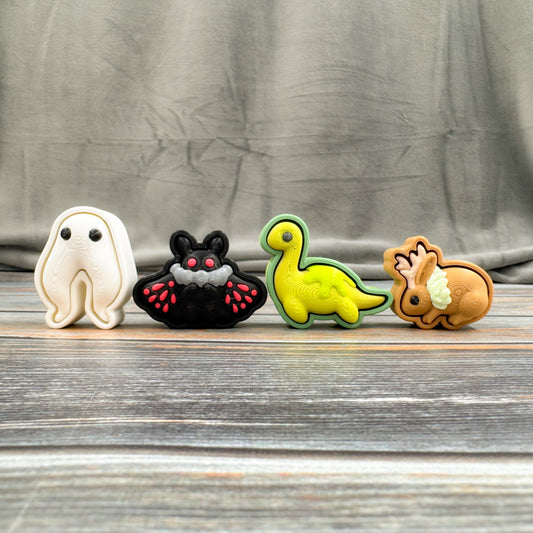 Cryptids 3D Printed Clicker Fidgets