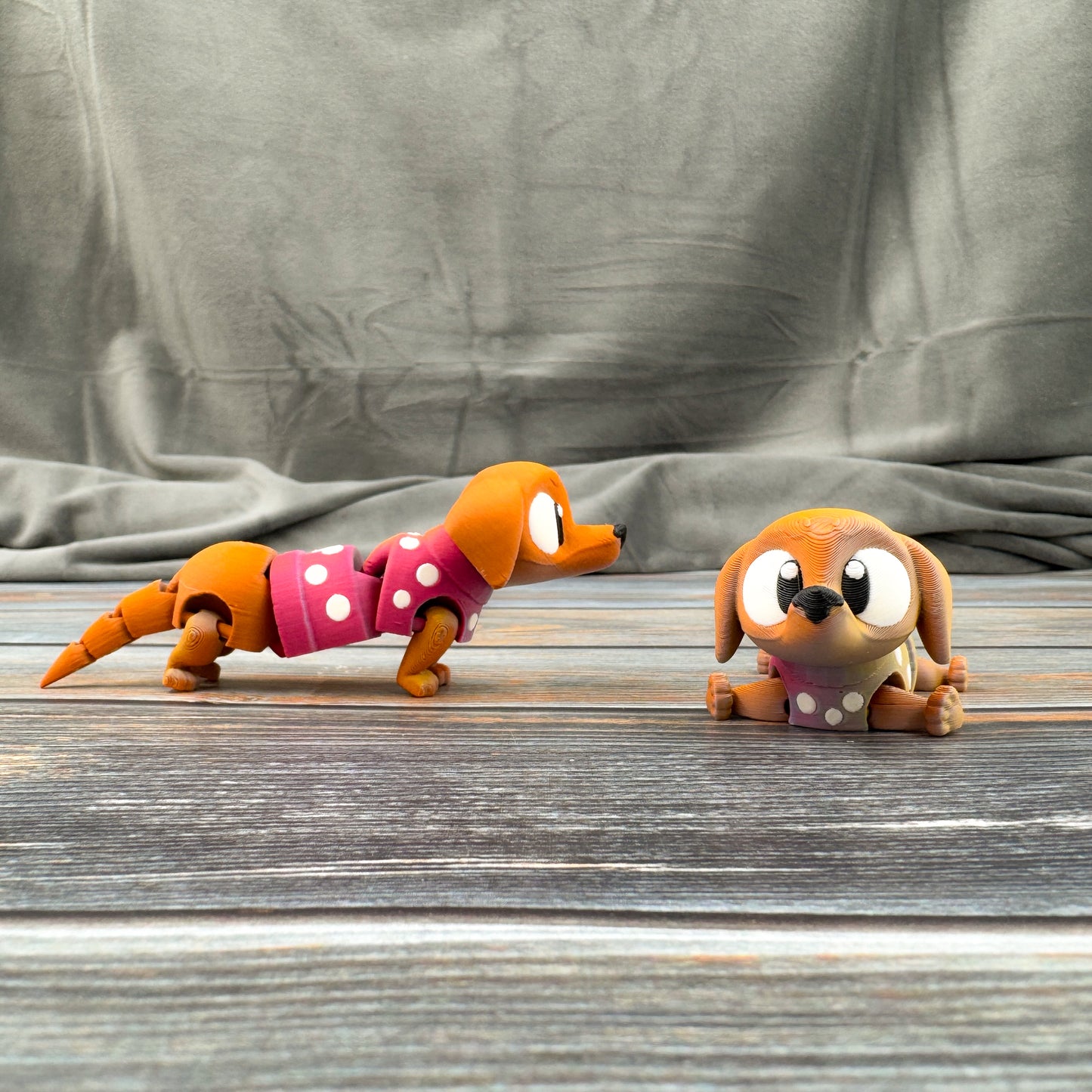 Dachshund 3D Printed Fidget Figure