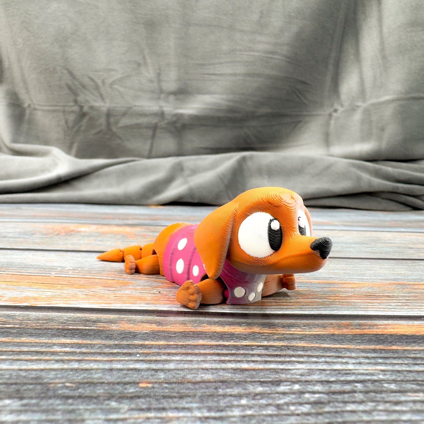 Dachshund 3D Printed Fidget Figure