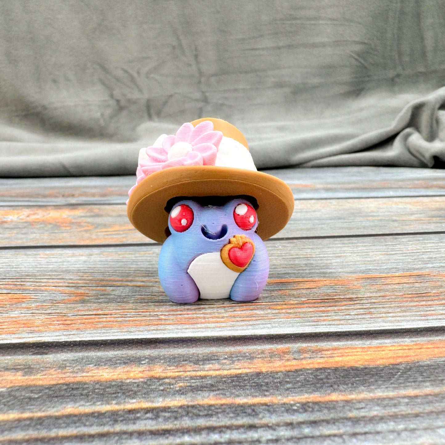 Dapper Mr. & Mrs. Frogs 3D Printed Clicker Fidgets