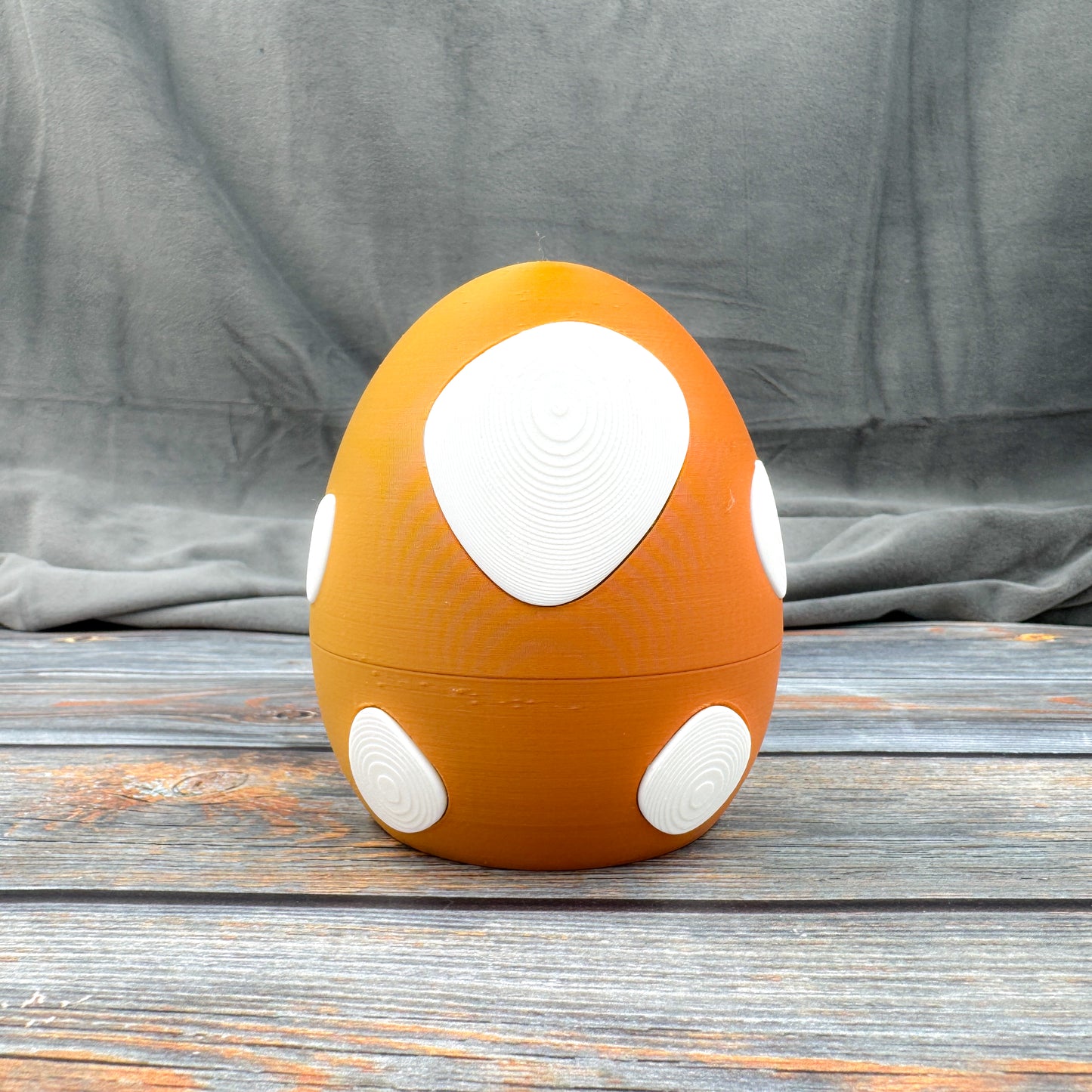 Dinosaur Egg Twist Lock 3D Printed Storage Egg