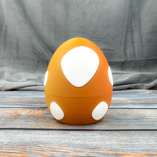 Dinosaur Egg Twist Lock 3D Printed Storage Egg