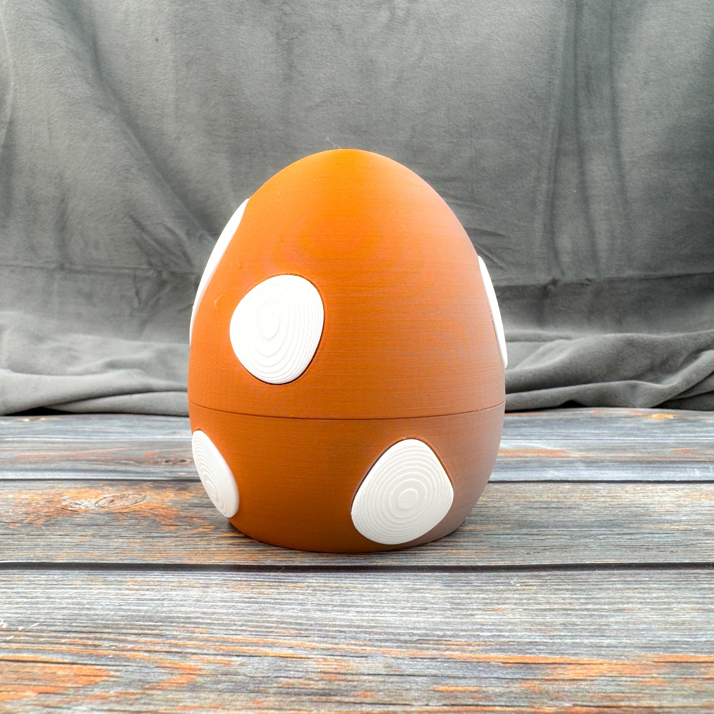 Dinosaur Egg Twist Lock 3D Printed Storage Egg