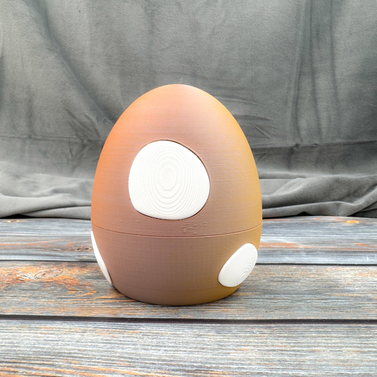 Dinosaur Egg Twist Lock 3D Printed Storage Egg