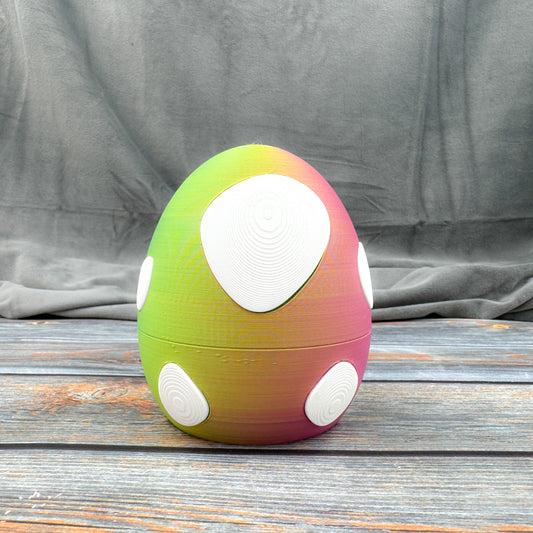 Dinosaur Egg Twist Lock 3D Printed Storage Egg