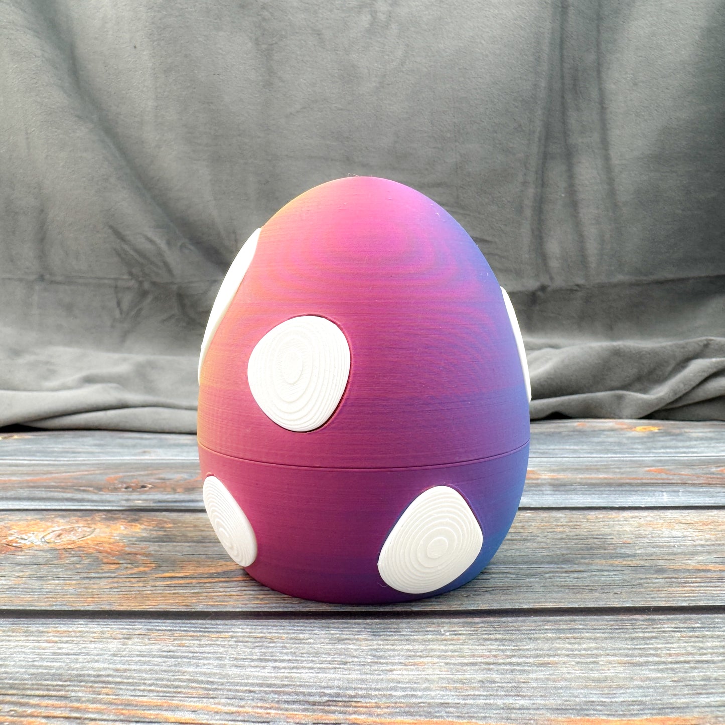 Dinosaur Egg Twist Lock 3D Printed Storage Egg
