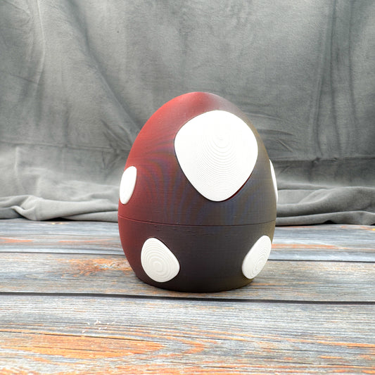 Dinosaur Egg Twist Lock 3D Printed Storage Egg