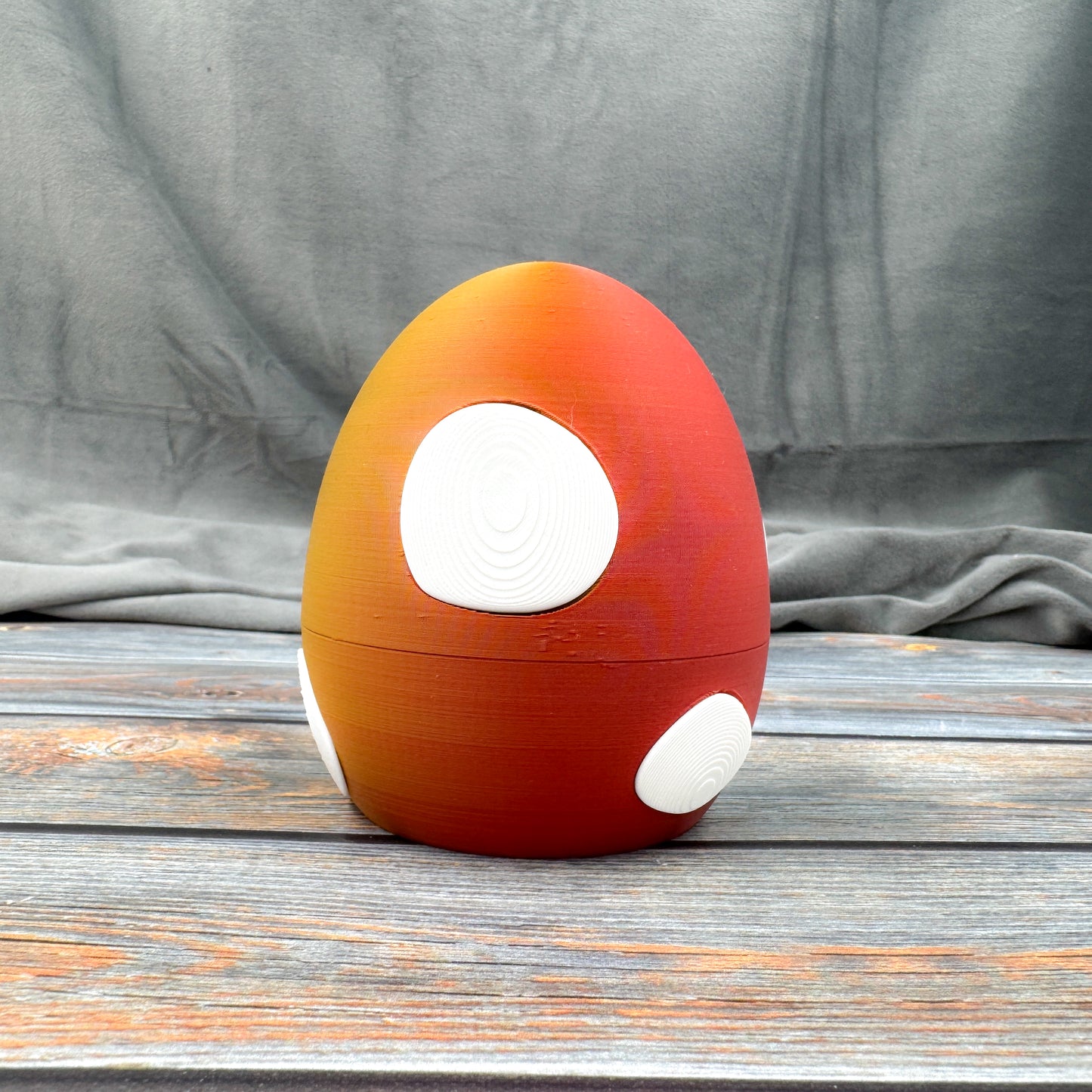 Dinosaur Egg Twist Lock 3D Printed Storage Egg