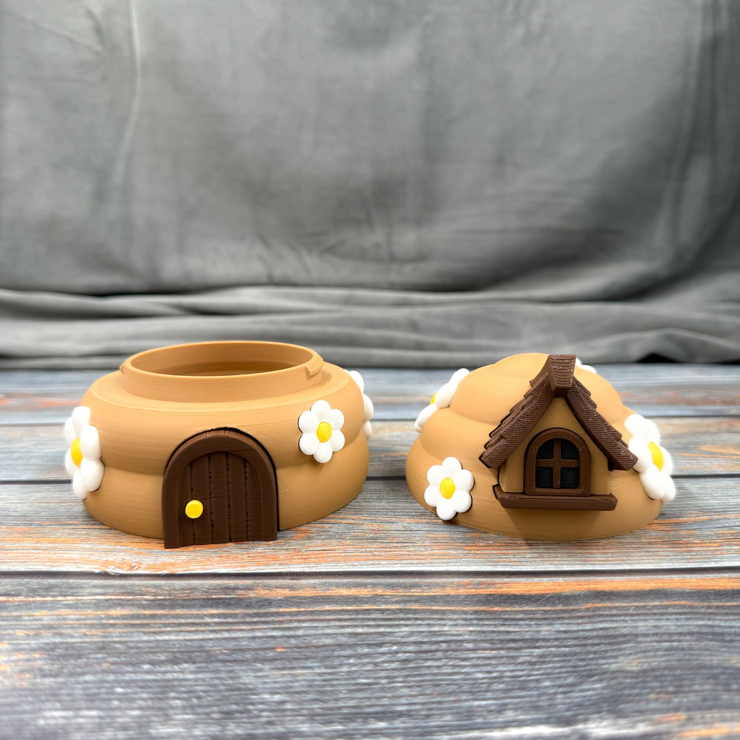 Beehive 3D Printed Storage for Baby Bees