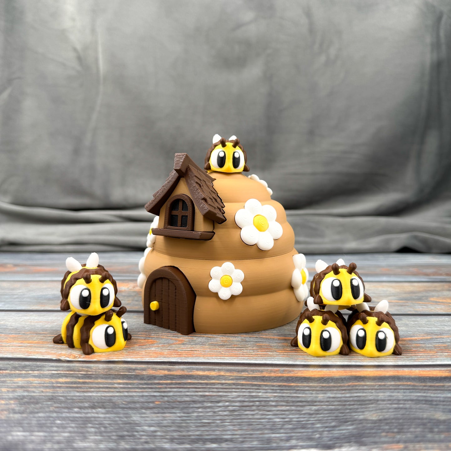 Beehive 3D Printed Storage for Baby Bees