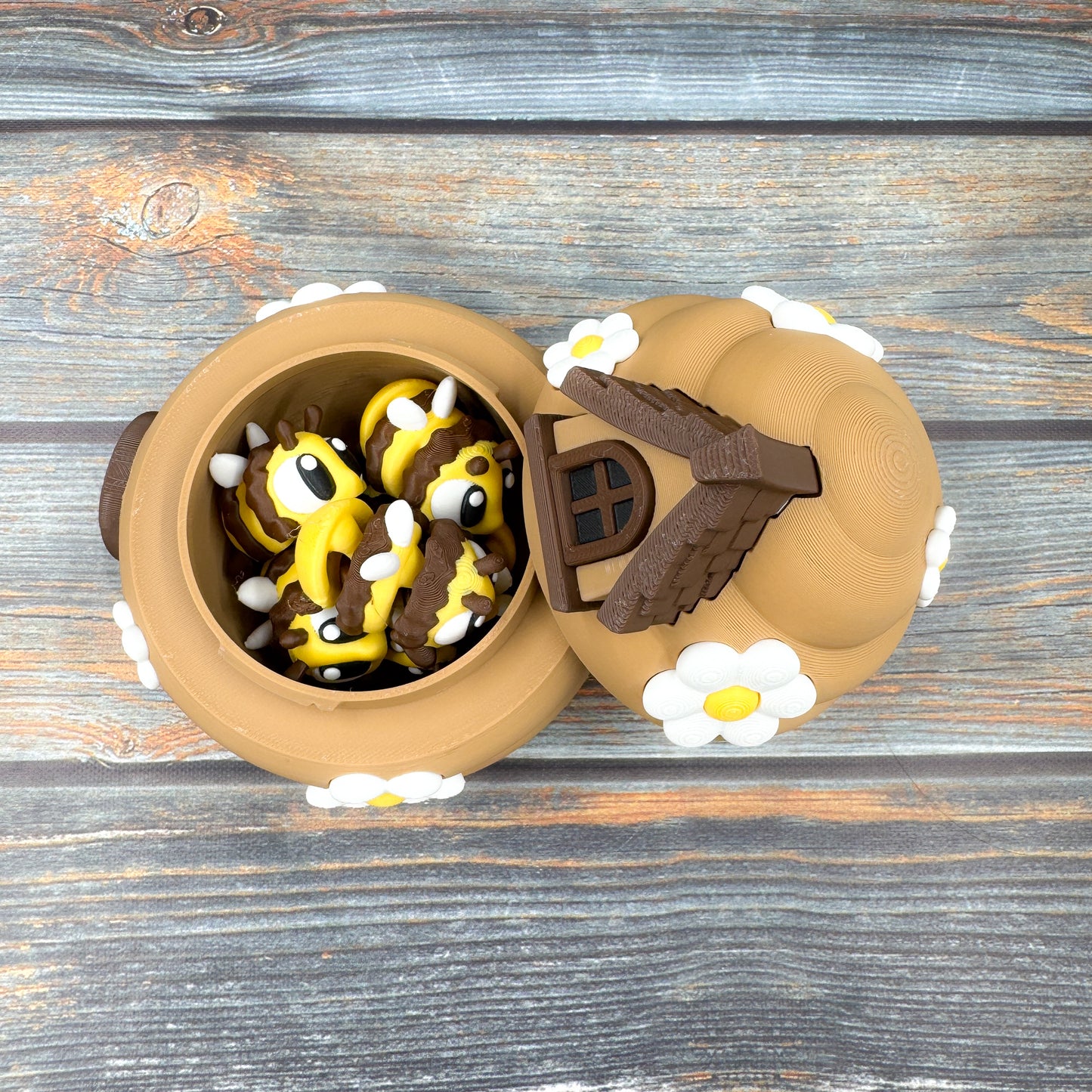 Beehive 3D Printed Storage for Baby Bees