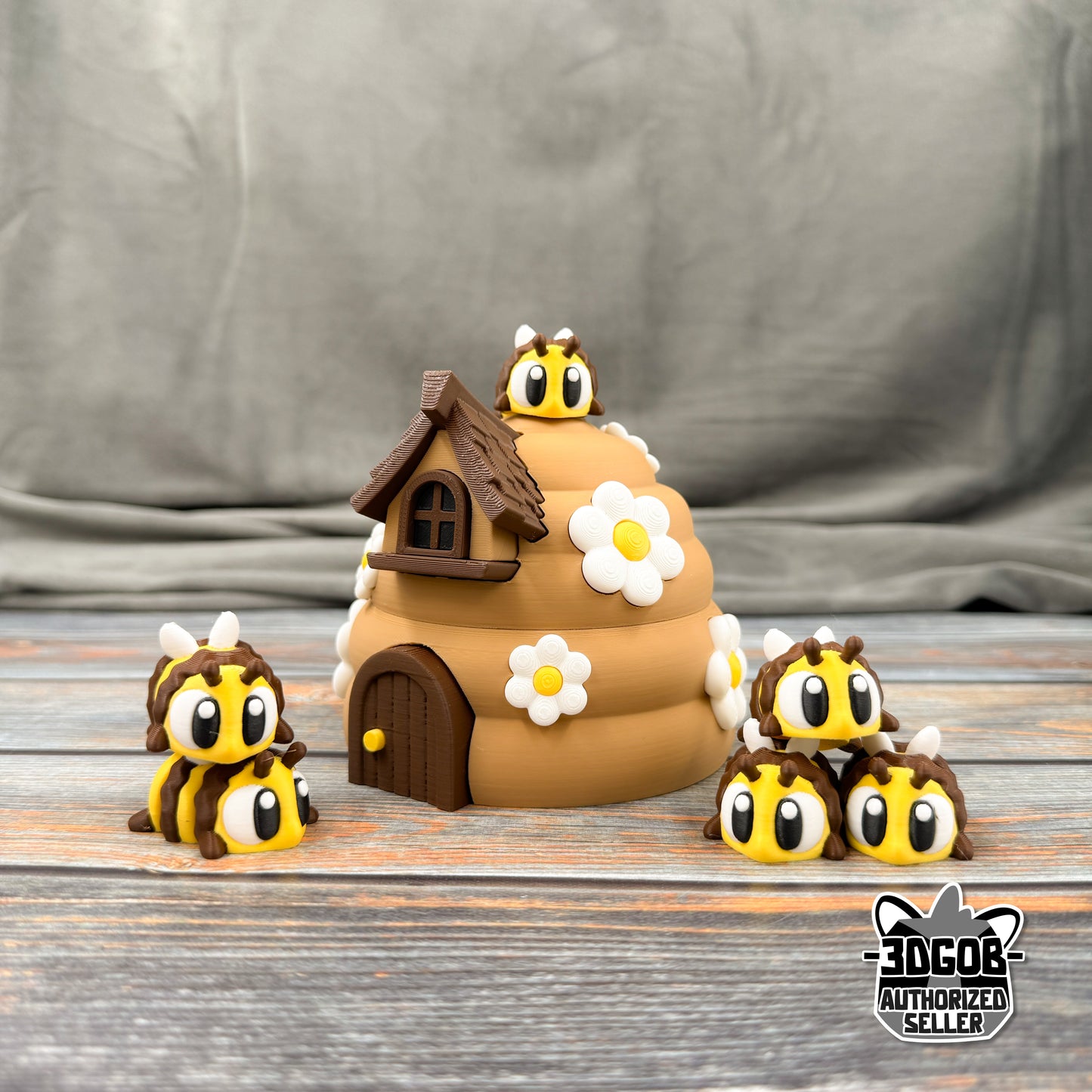 Beehive 3D Printed Storage for Baby Bees