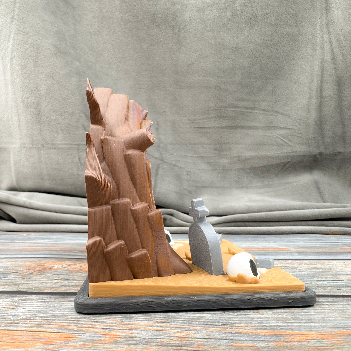 Ghost Graveyard 3D Printed Fidget Figure Diorama