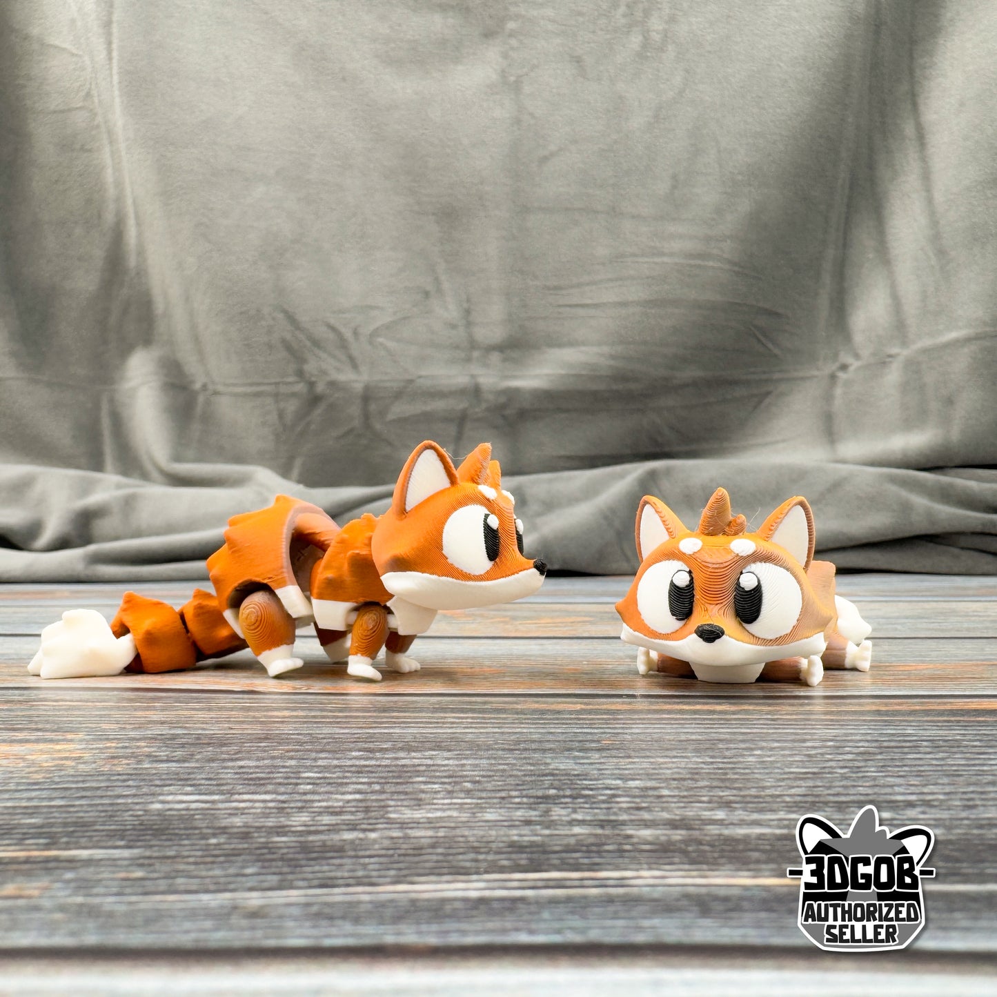 Fox 3D Printed Fidget Figure