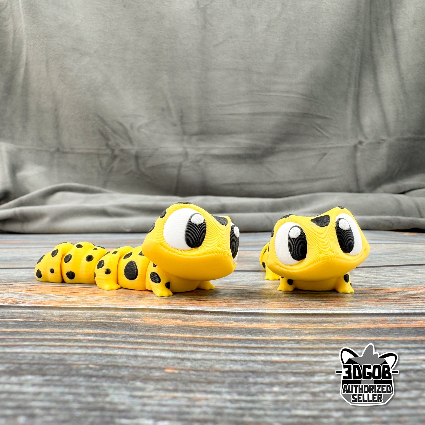 Spotted Gecko Articulated 3D Printed Fidget Figure