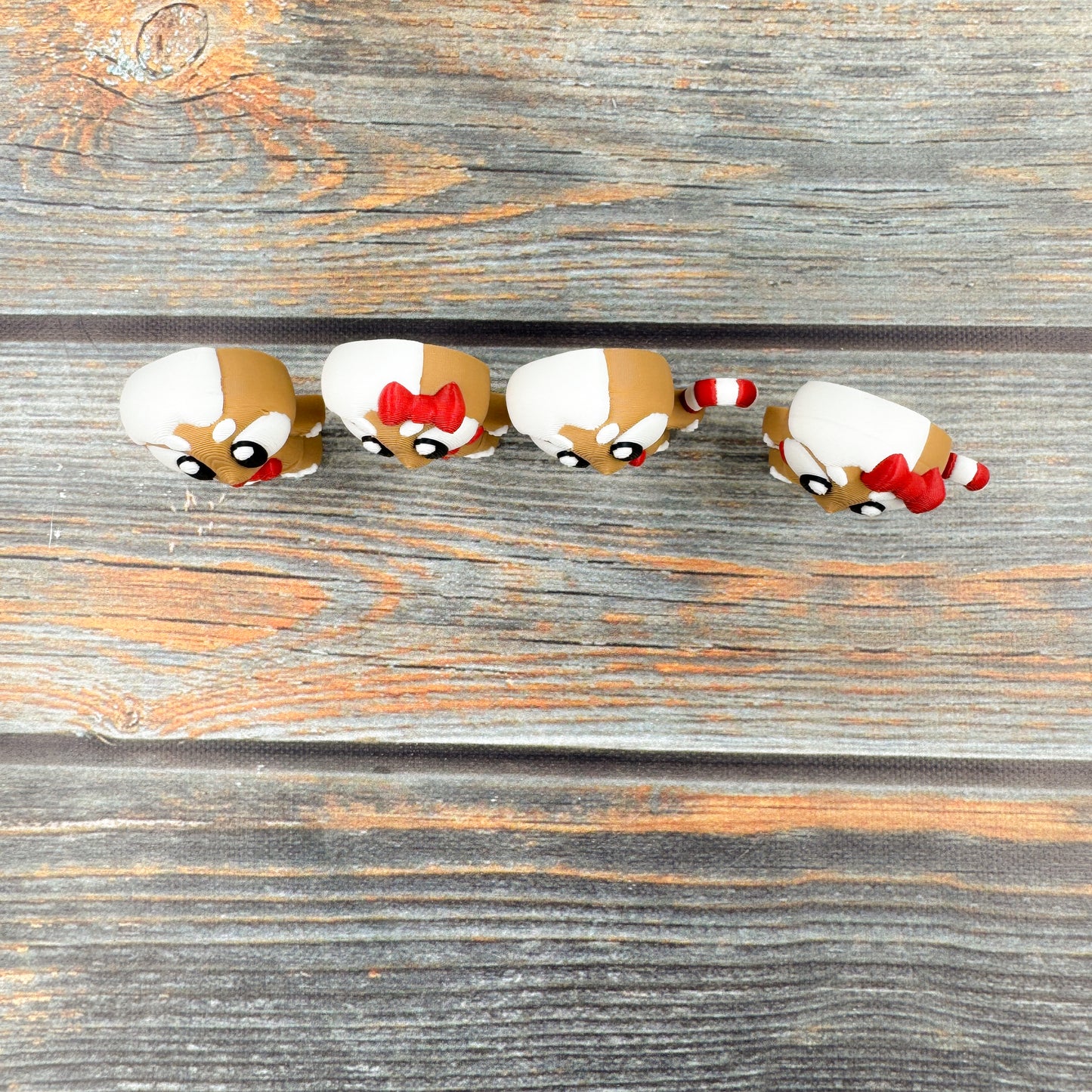 Little Gingerbreads 3D Printed Fidget Figures