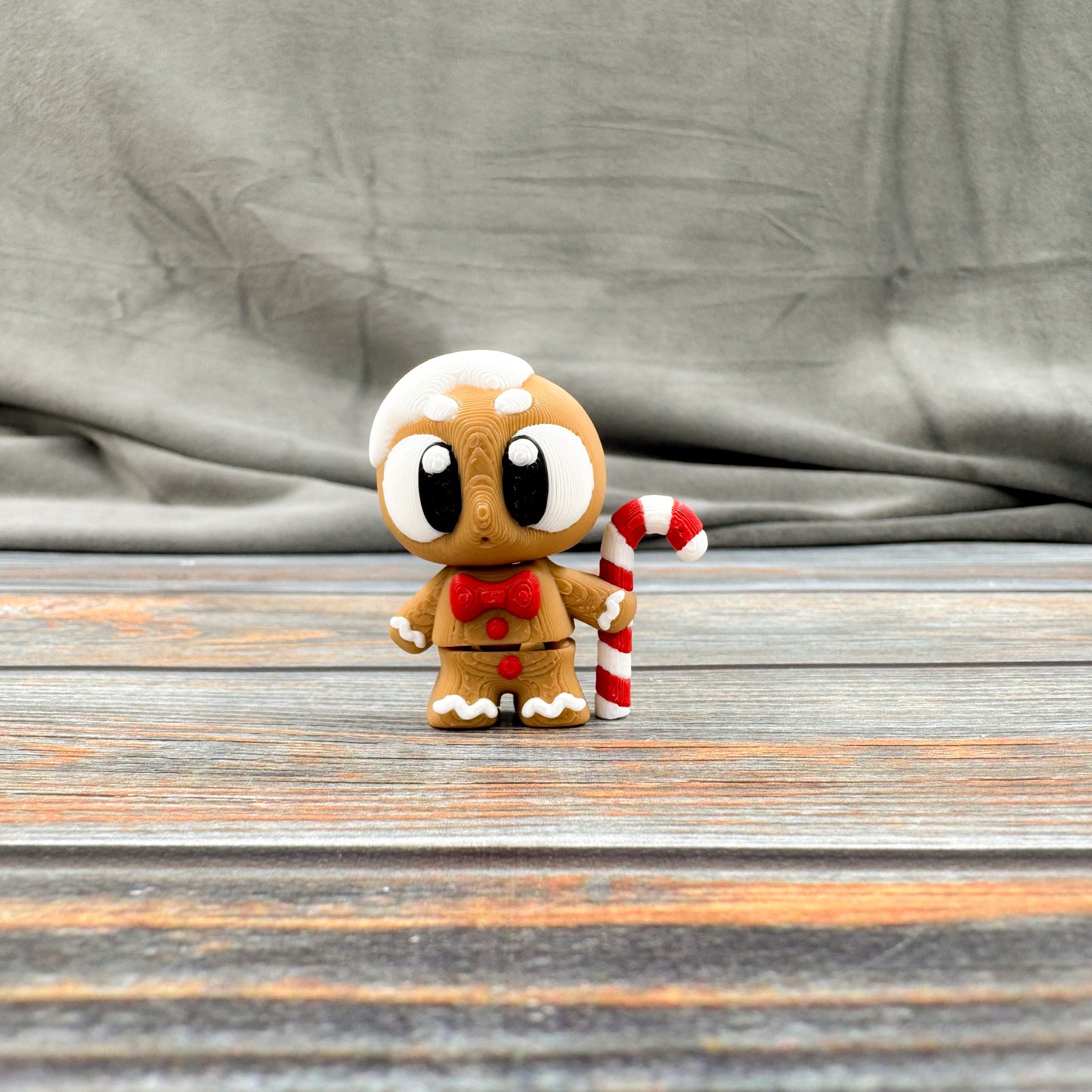 Little Gingerbreads 3D Printed Fidget Figures