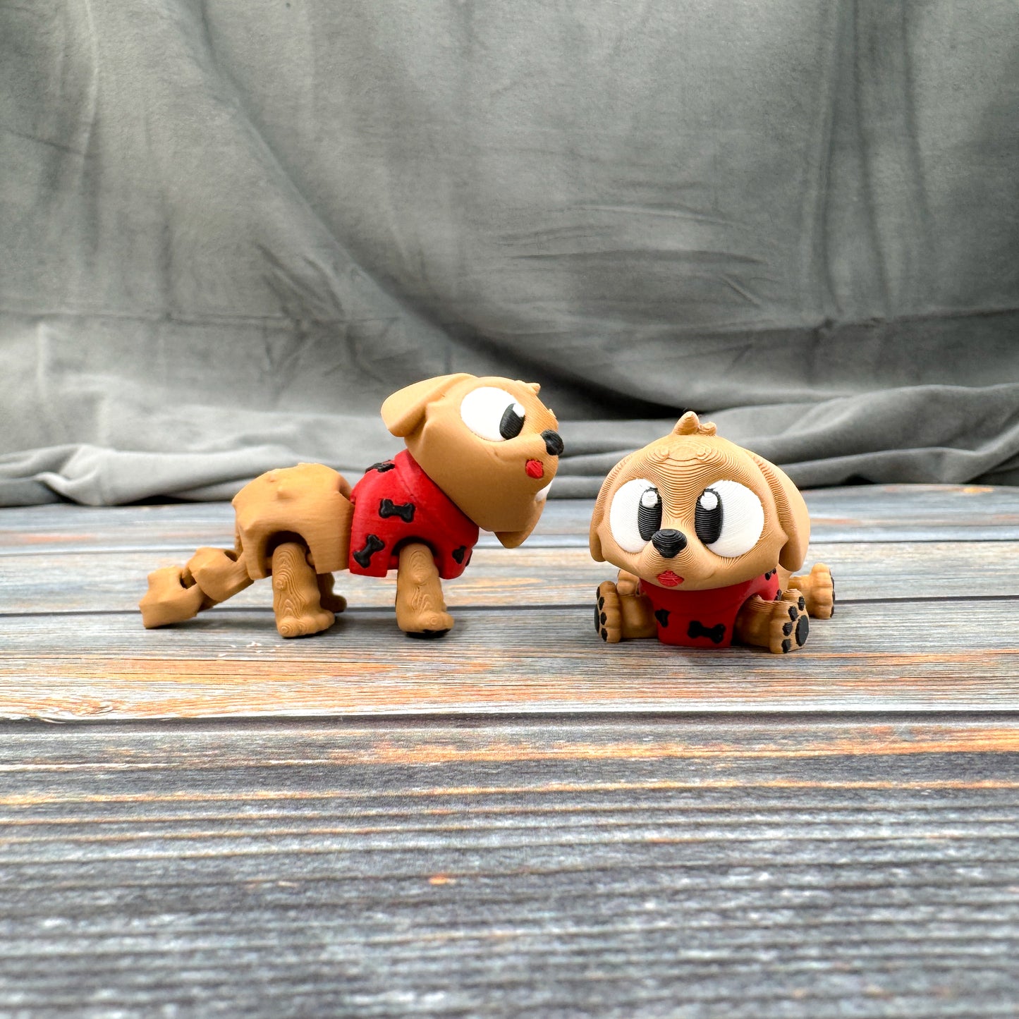 Golden Retriever Articulated 3D Printed Fidget Figure