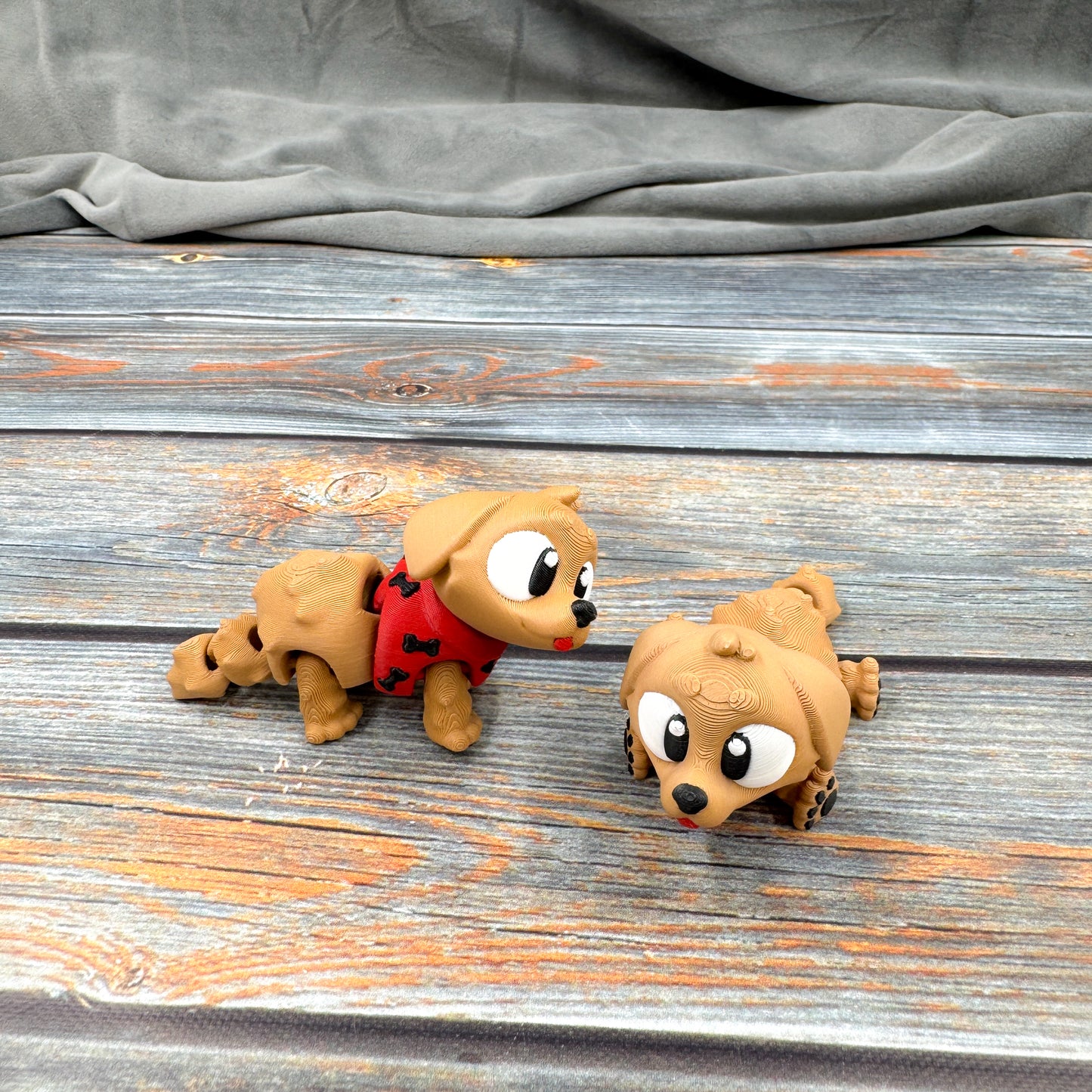 Golden Retriever Articulated 3D Printed Fidget Figure