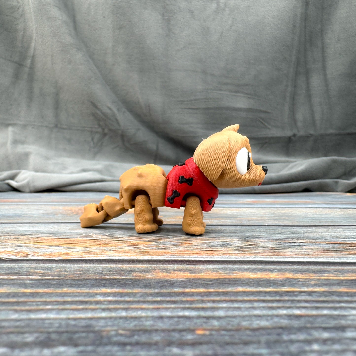 Golden Retriever Articulated 3D Printed Fidget Figure