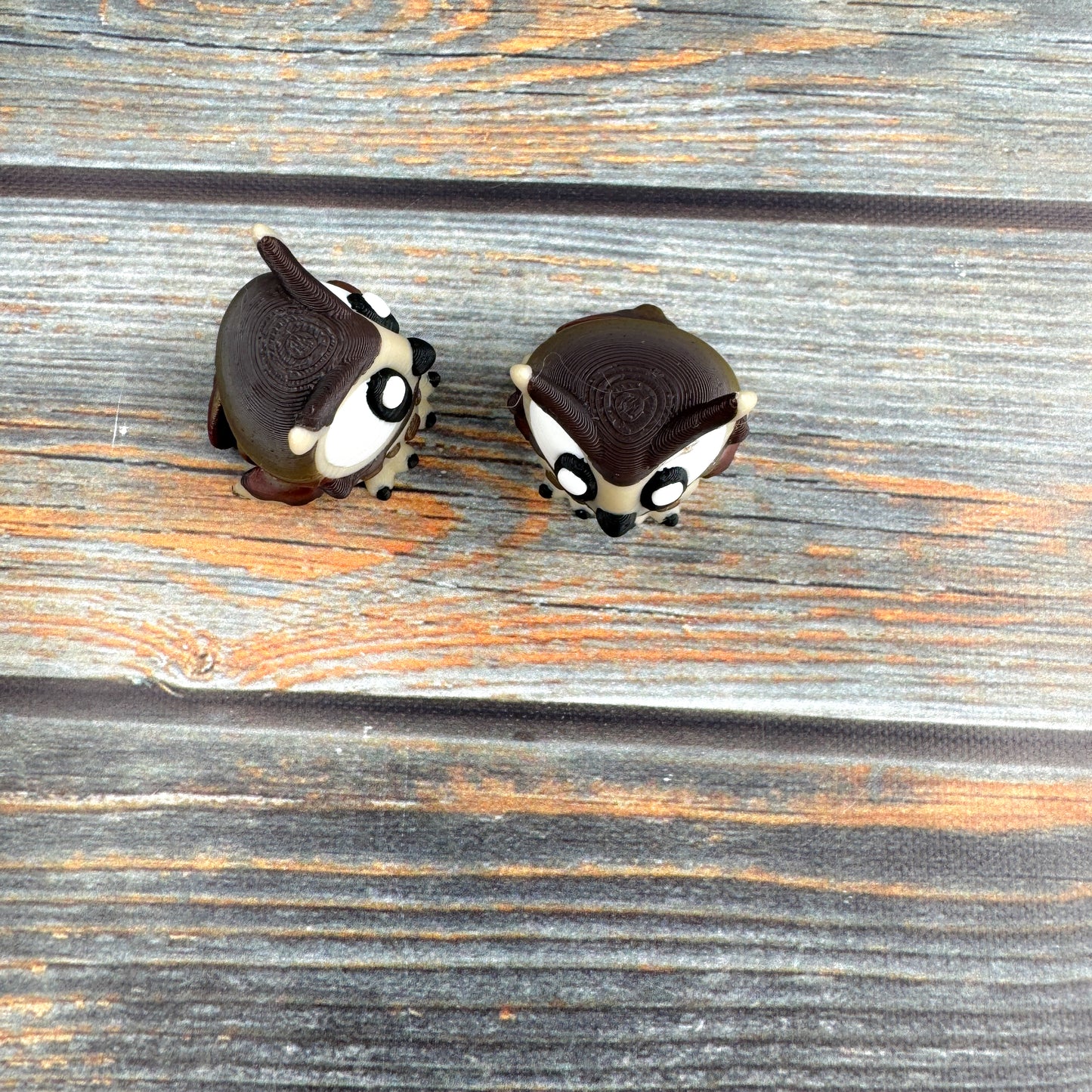 Great Horned Owl Articulated 3D Printed Fidget Figure