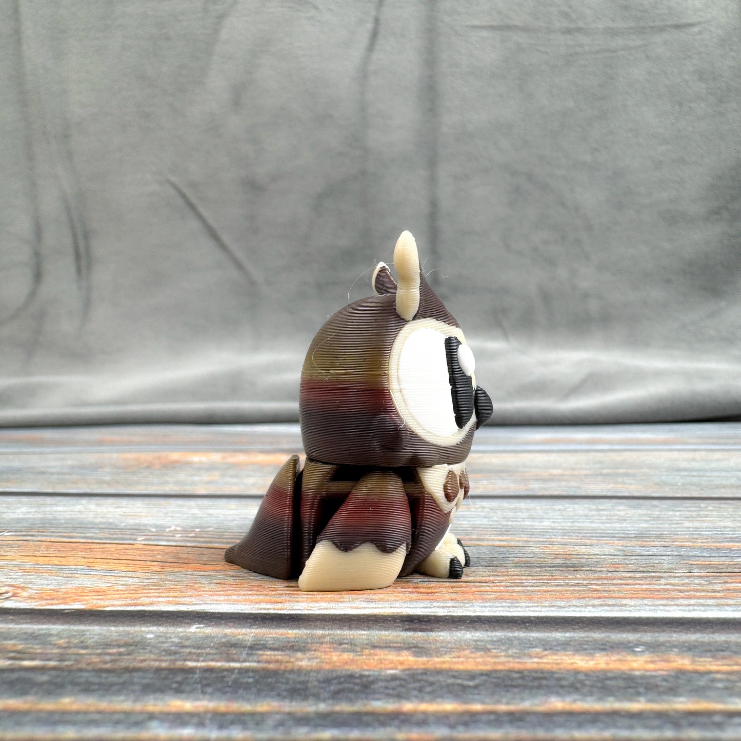 Great Horned Owl Articulated 3D Printed Fidget Figure