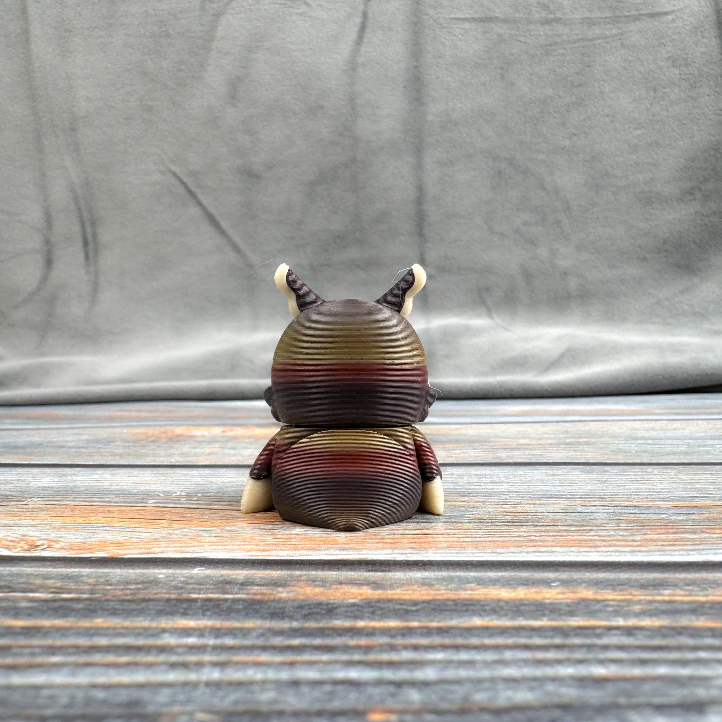 Great Horned Owl Articulated 3D Printed Fidget Figure