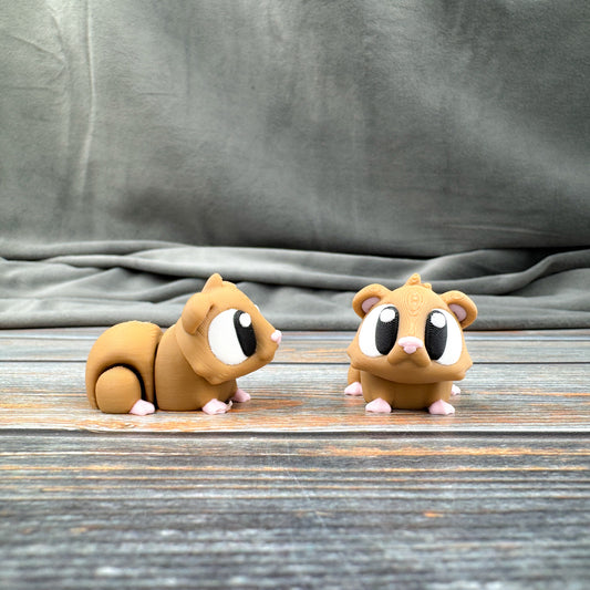 Guinea Pig Articulated 3D Printed Fidget Figure