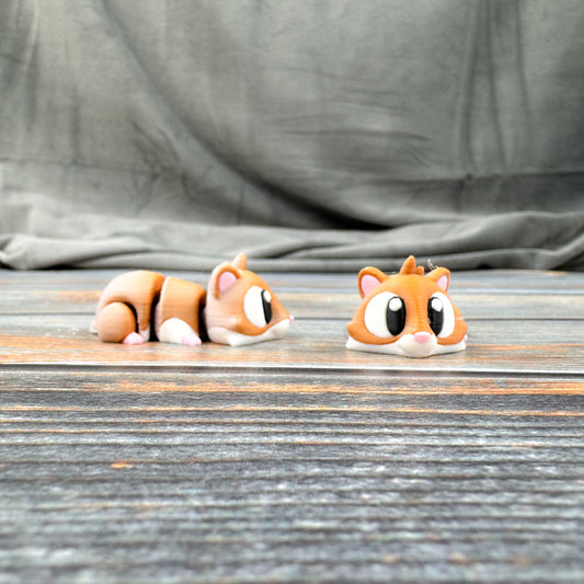Hamster Articulated 3D Printed Fidget Figure