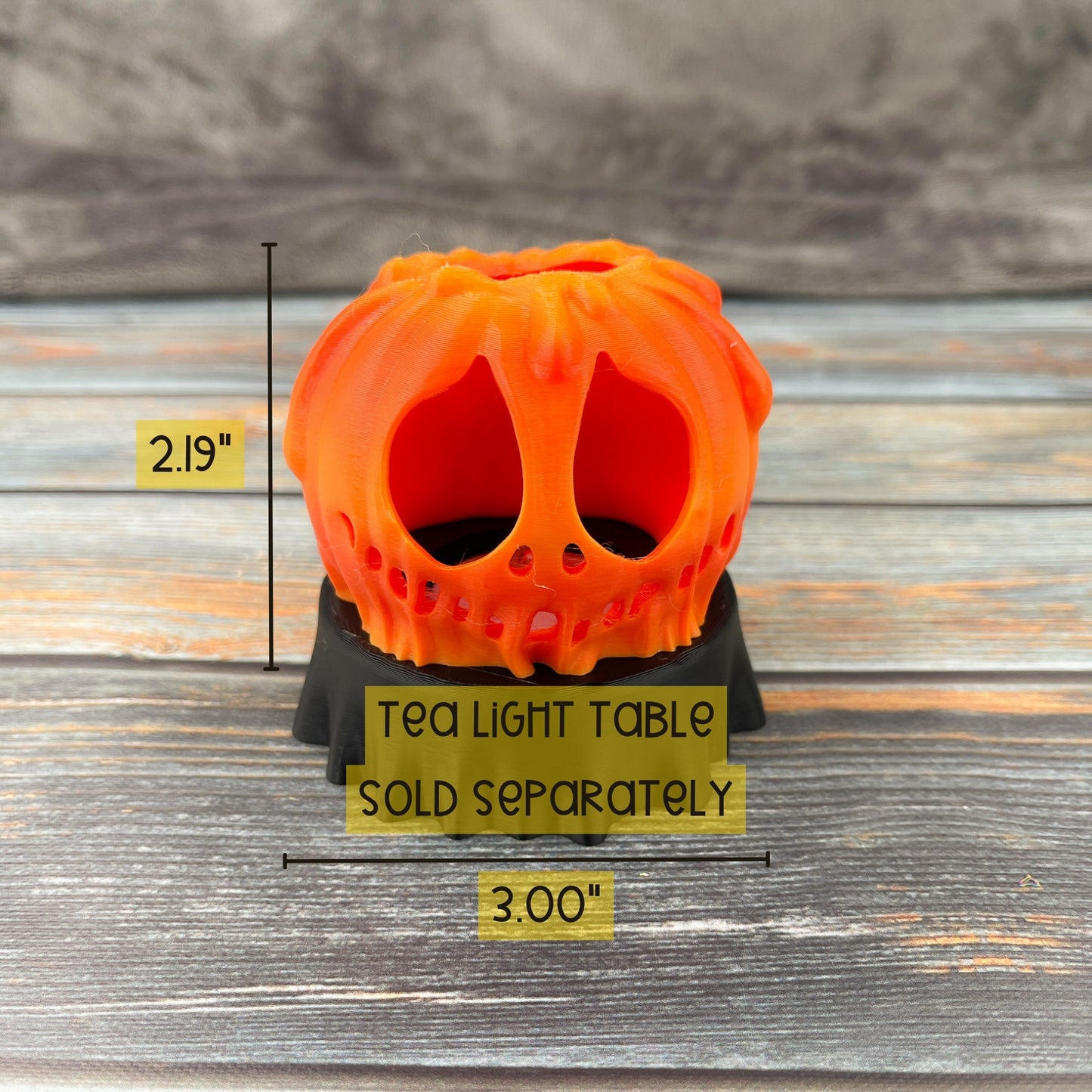 Jack-O-Lantern LED Tea Light Cover