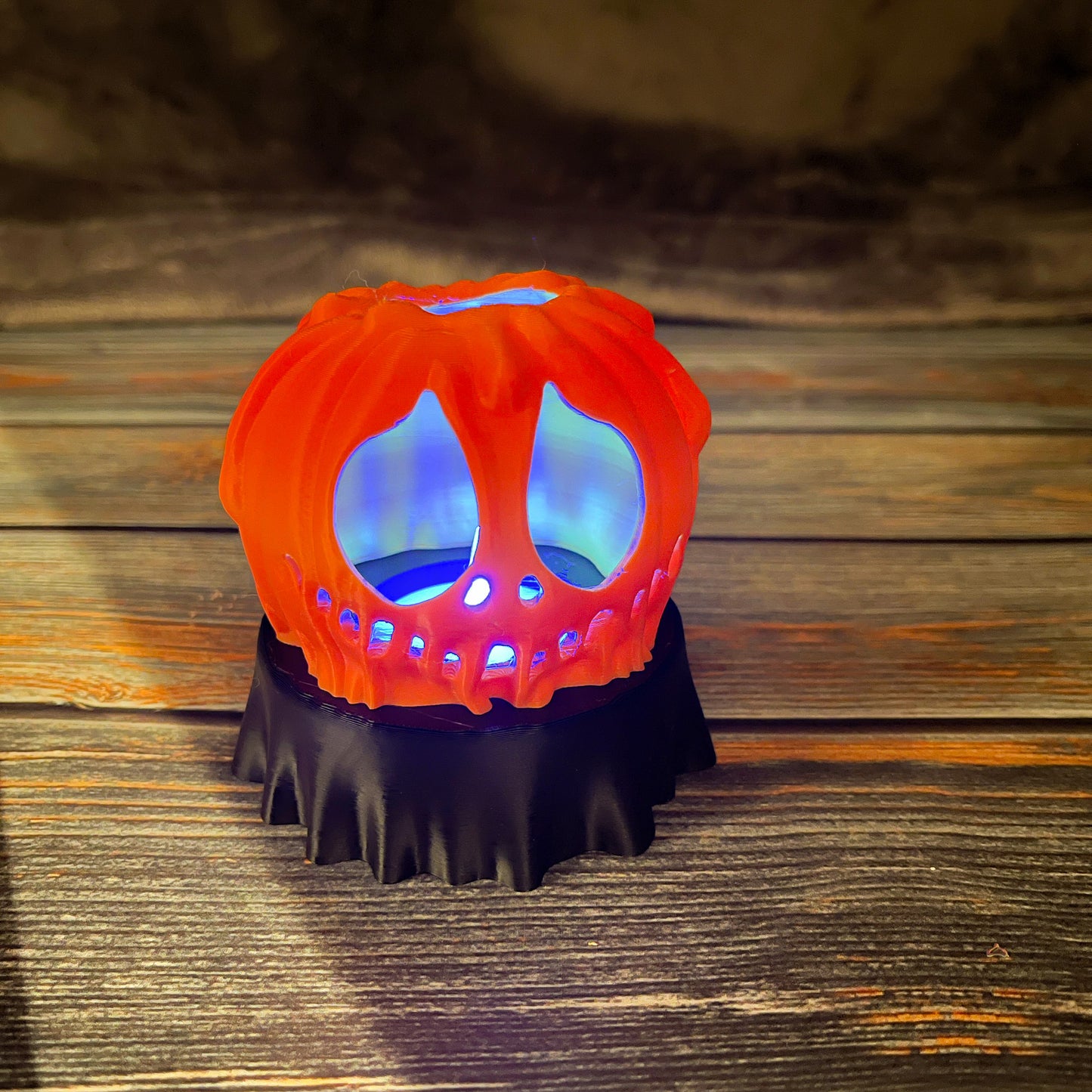 Jack-O-Lantern LED Tea Light Cover