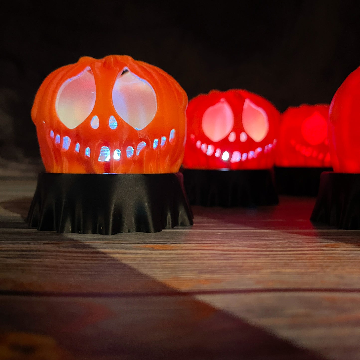 Jack-O-Lantern LED Tea Light Cover