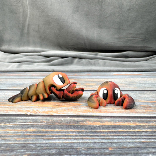 Lobster Articulated 3D Printed Fidget Figure