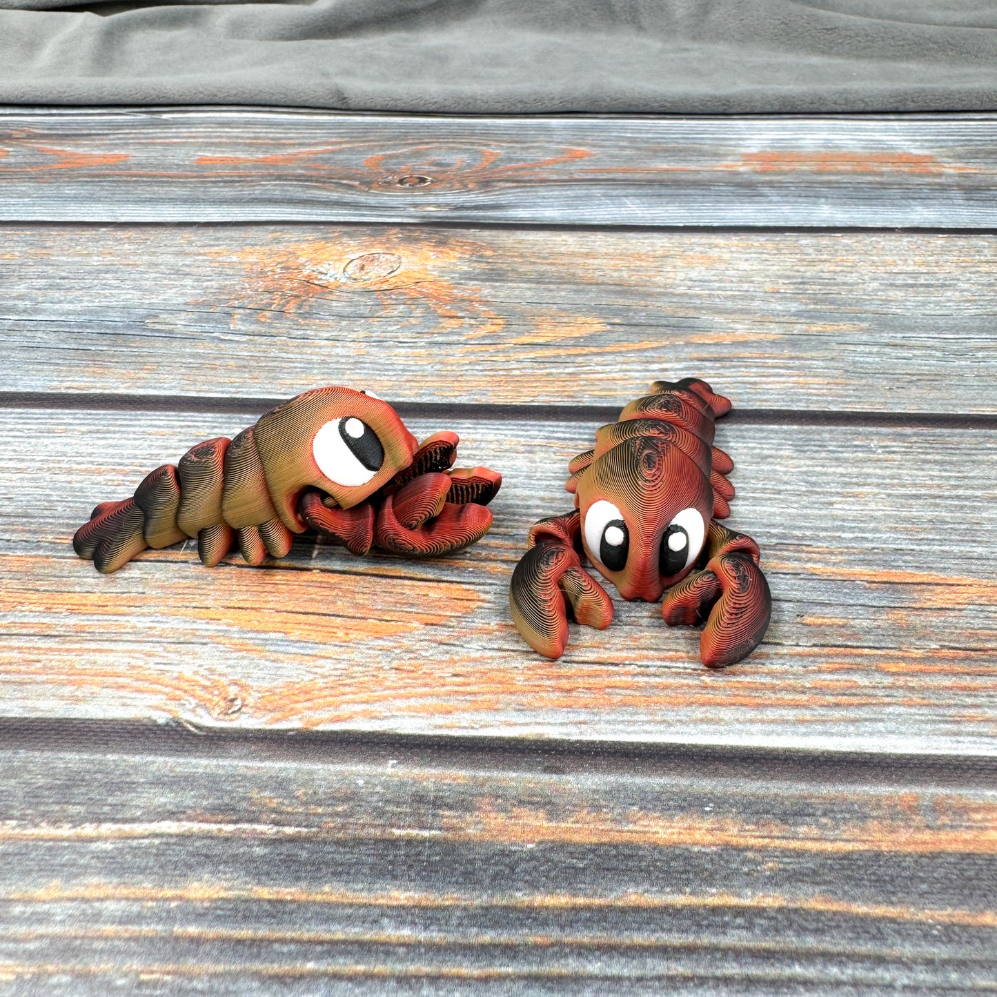 Lobster Articulated 3D Printed Fidget Figure