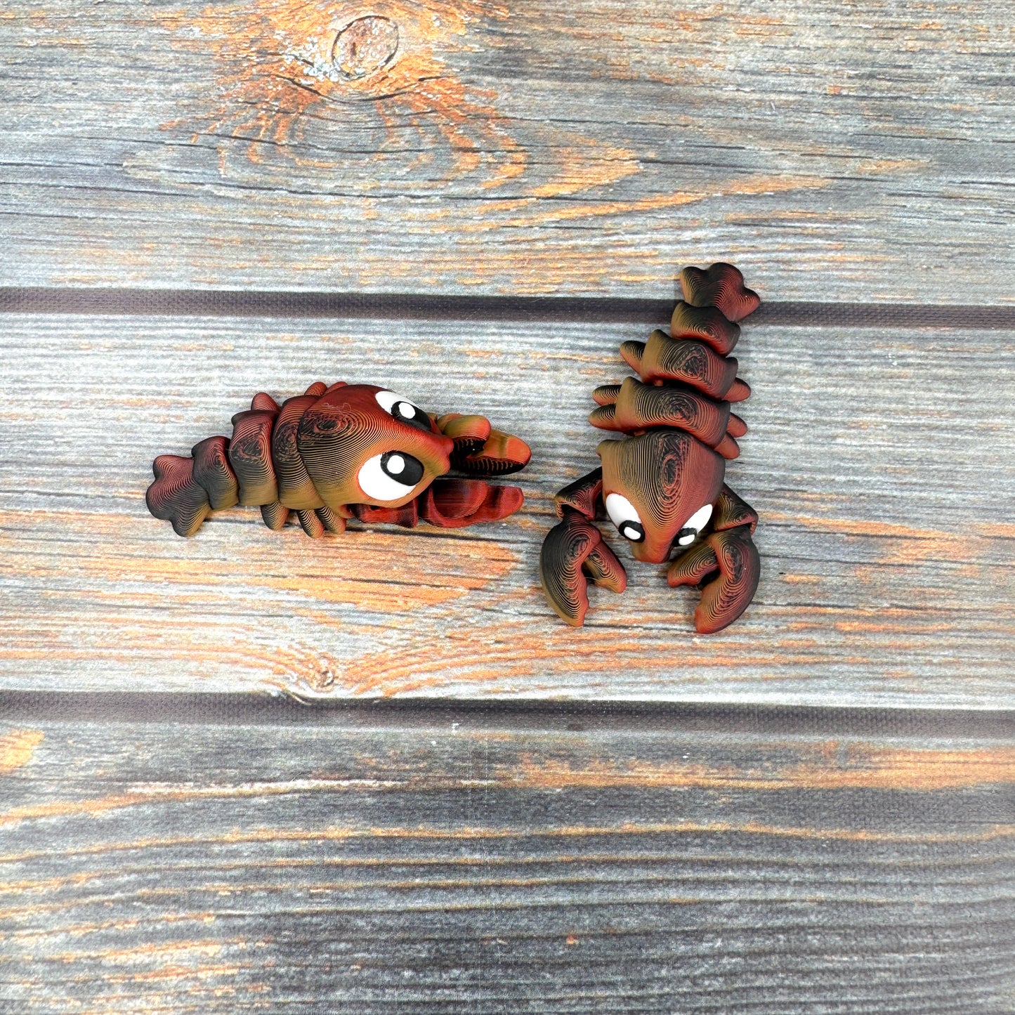 Lobster Articulated 3D Printed Fidget Figure