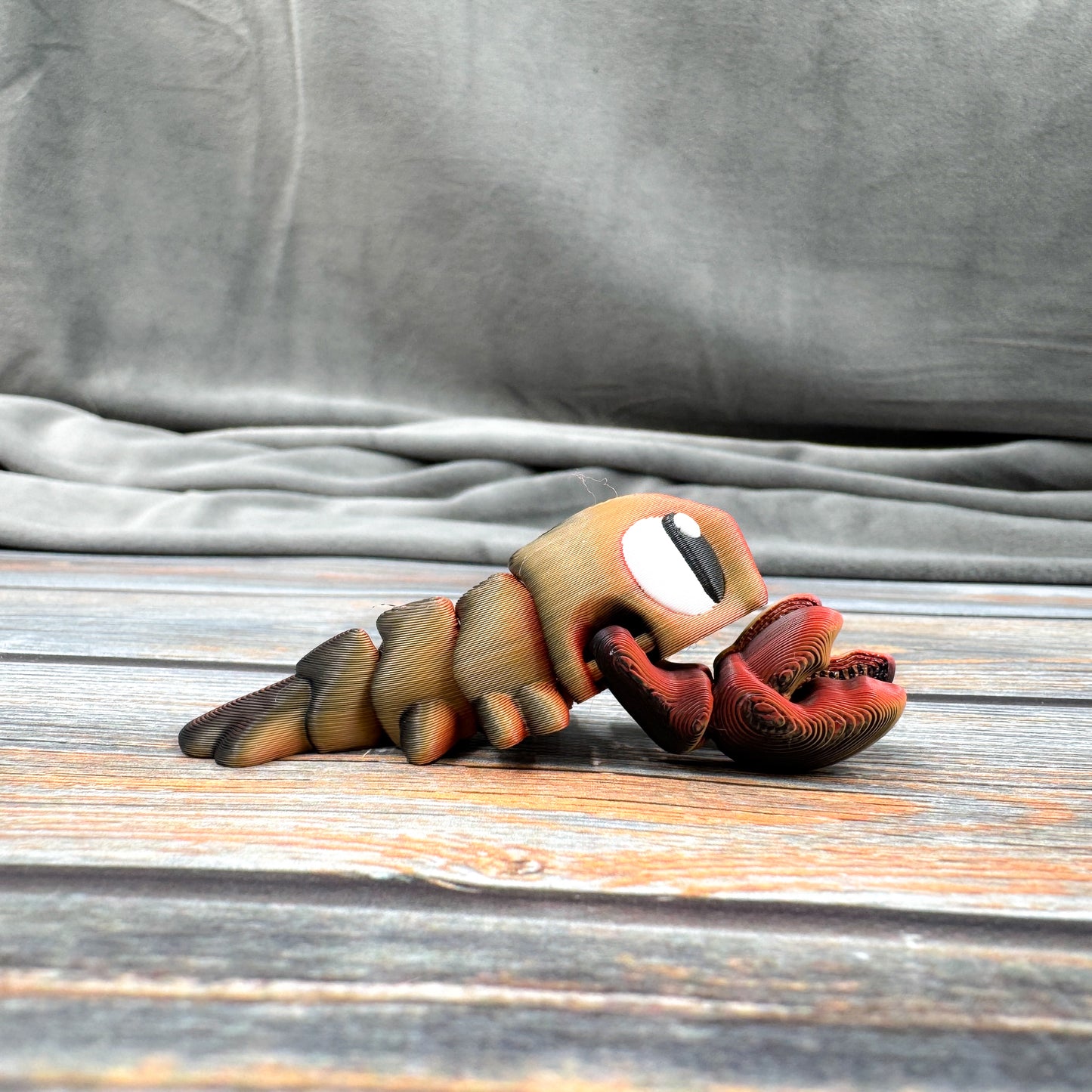 Lobster Articulated 3D Printed Fidget Figure