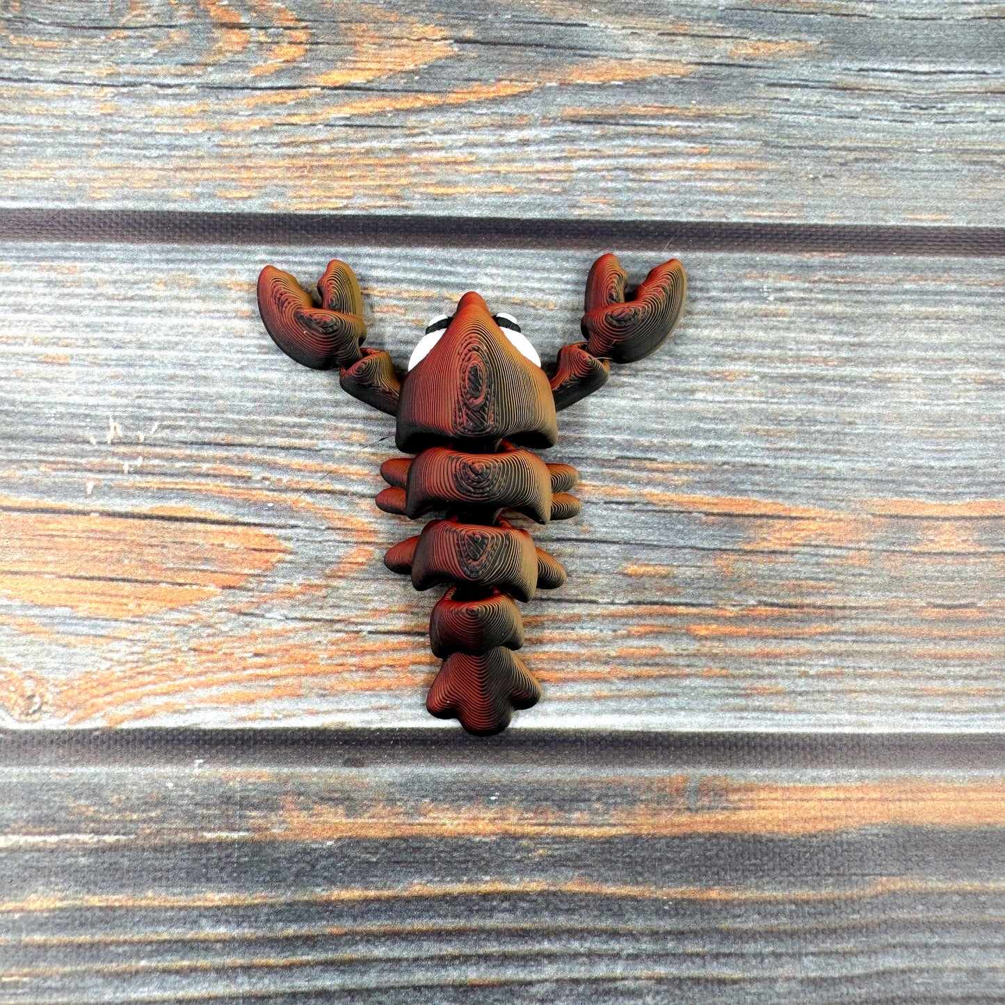 Lobster Articulated 3D Printed Fidget Figure