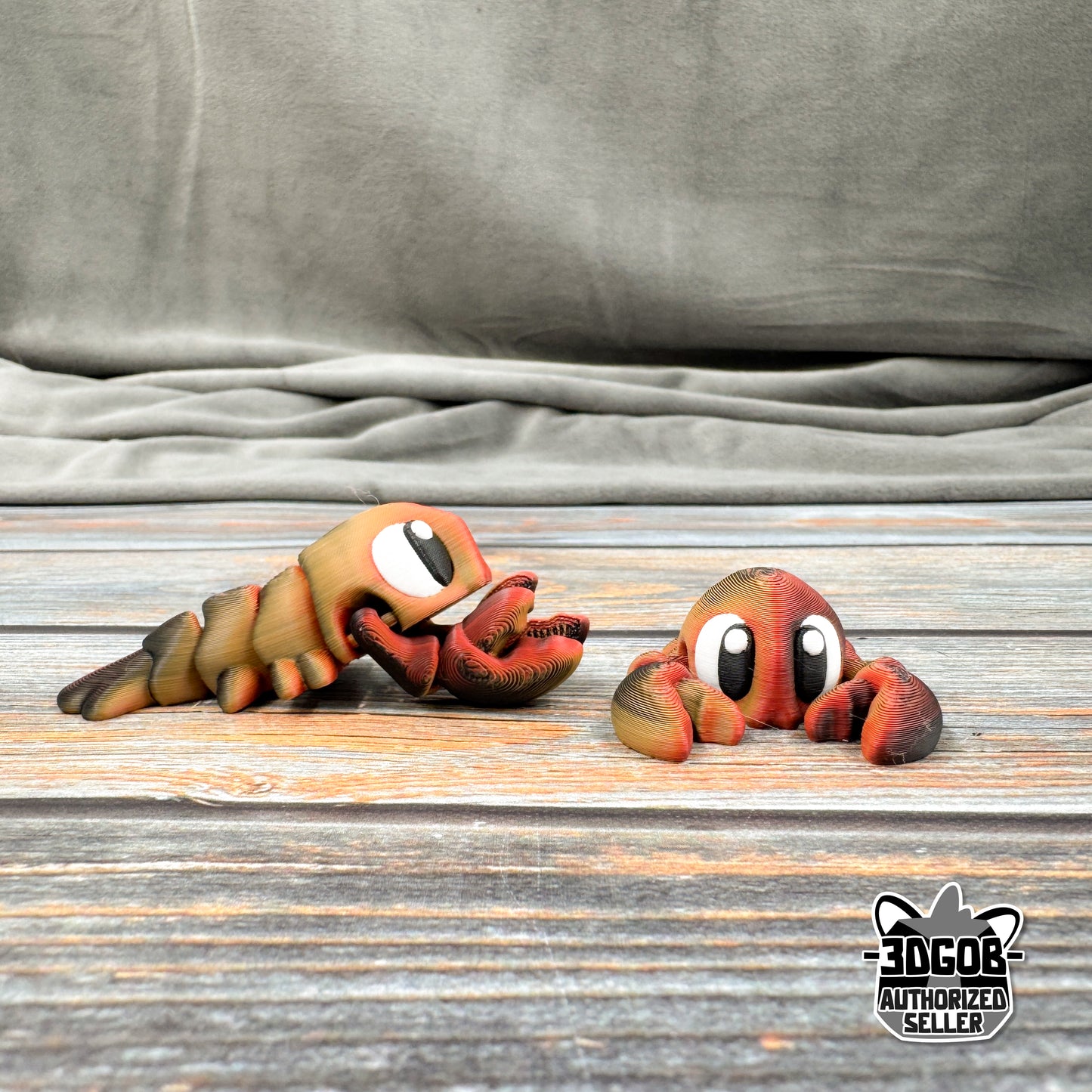 Lobster Articulated 3D Printed Fidget Figure